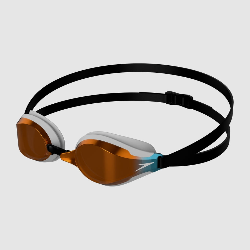 Speedo Unisex Fastskin Speedsocket 2 Mirror Goggles White