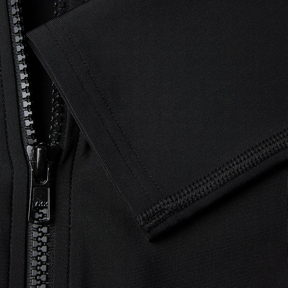 Speedo Long Sleeved Zip Sun Protection Top Black