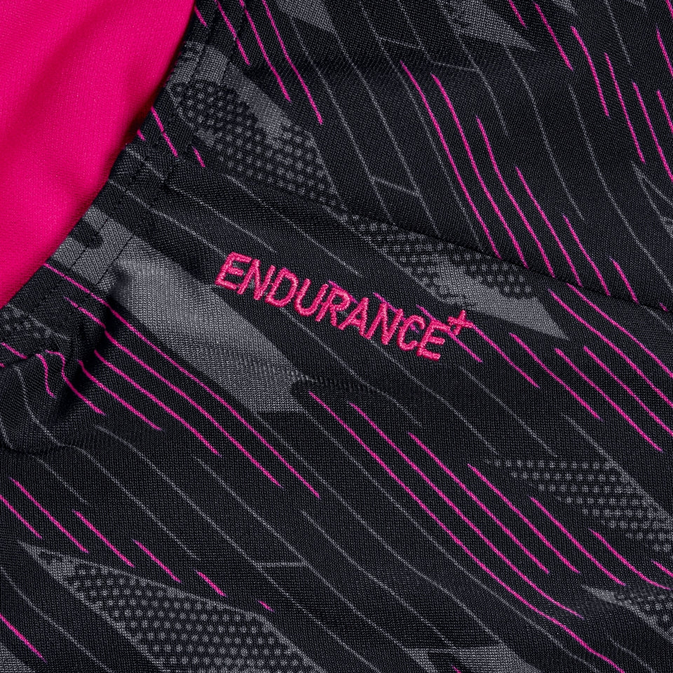 Speedo HyperBoom Medalist Swimsuit Black/Pink