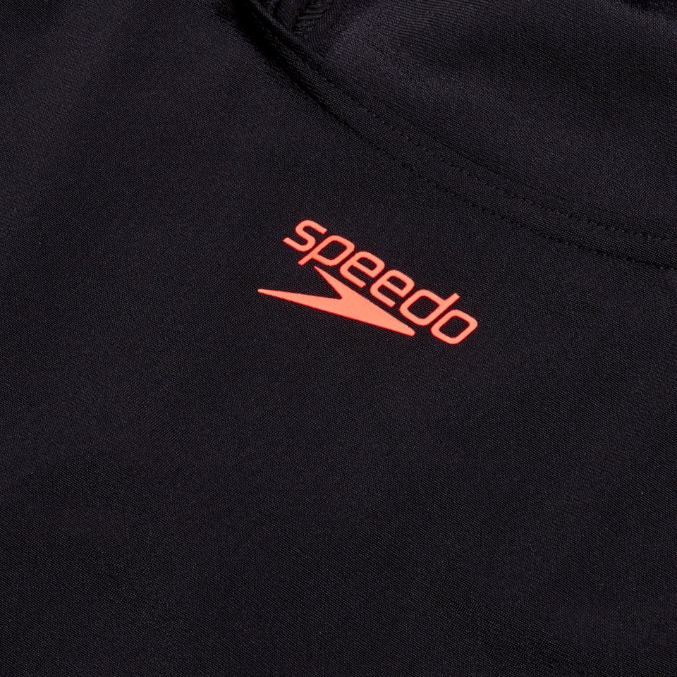 Speedo Placement Muscleback Swimsuit Black/Purple