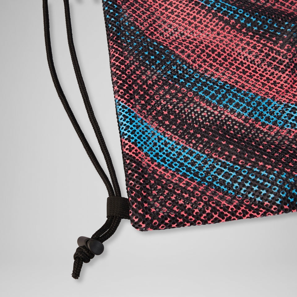 Speedo Printed Mesh Bag Black/Red