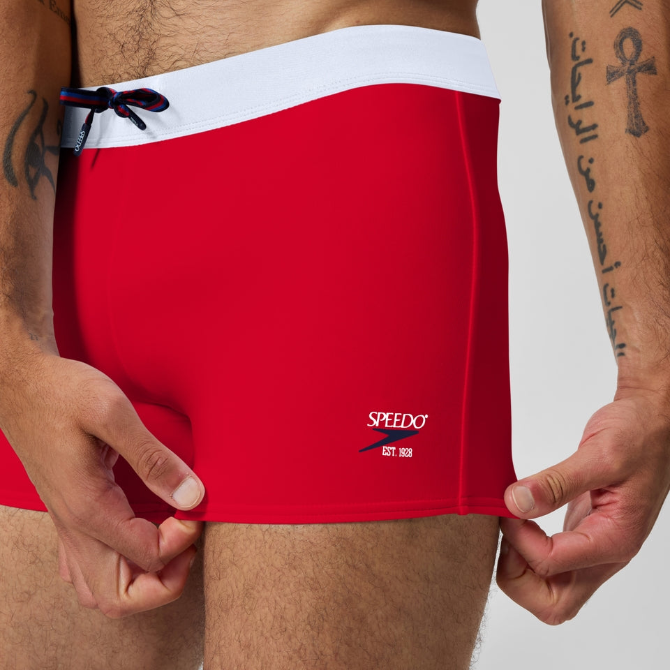 Speedo Jetstream Solid Square Leg Red