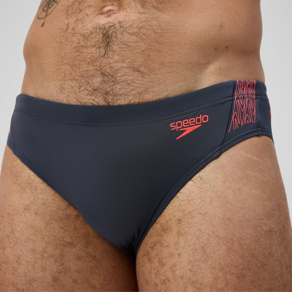 Speedo Hyperboom Splice Brief Grey/Orange