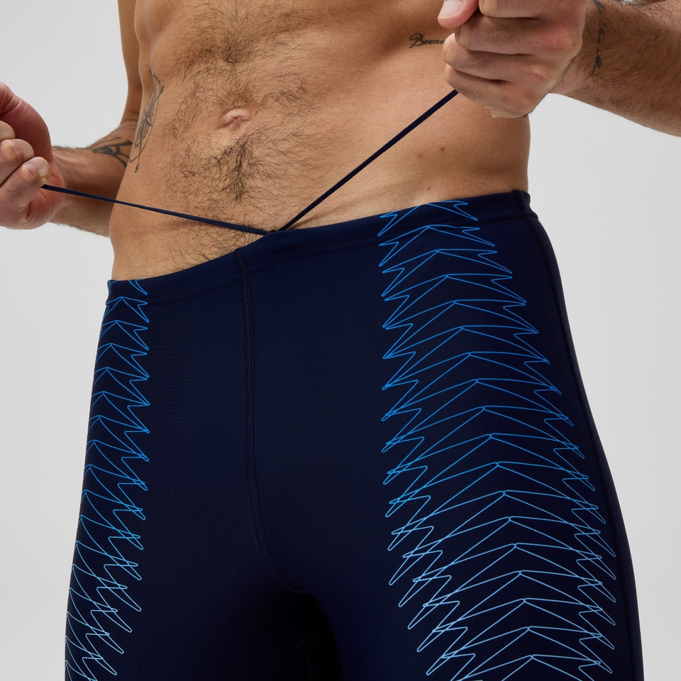 Speedo Duo Logo Logo Print Mid Jammer Navy/Blue