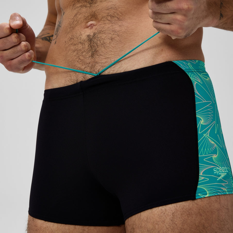 Speedo Hyperboom Panel Aquashort Black/Turquoise