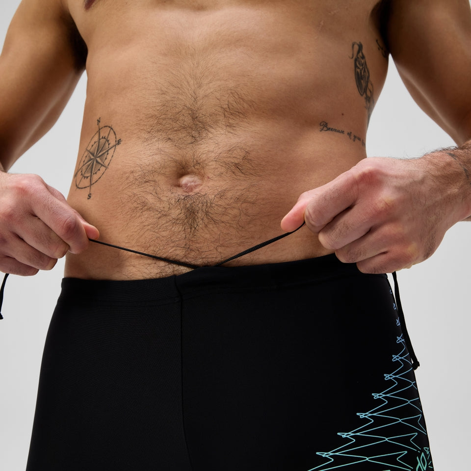 Speedo Medley Logo Aquashort Black/Green