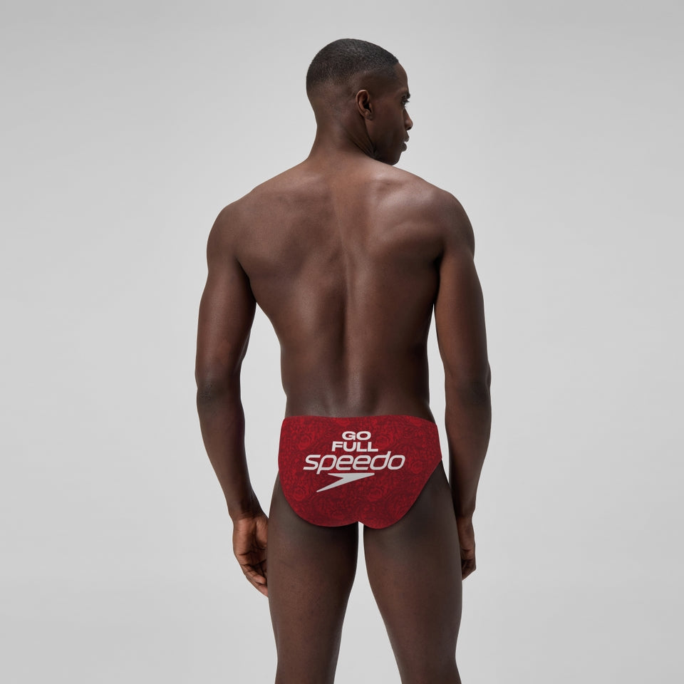 Speedo British & Irish Lions 7cm Briefs Red