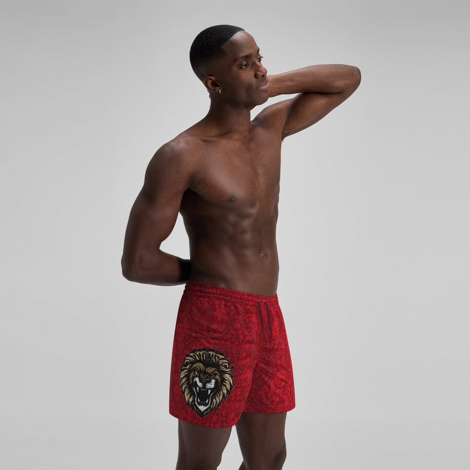 Speedo British & Irish Lions 16" Swim Shorts Red