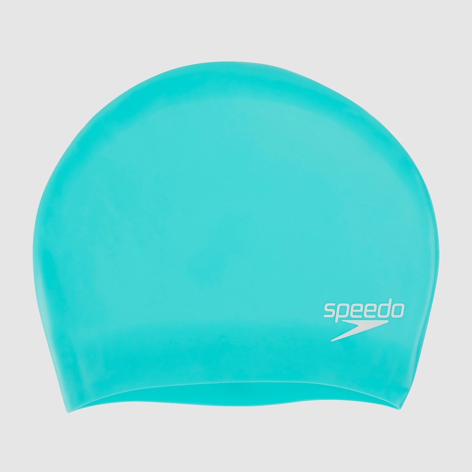 Speedo Long Hair Cap Green