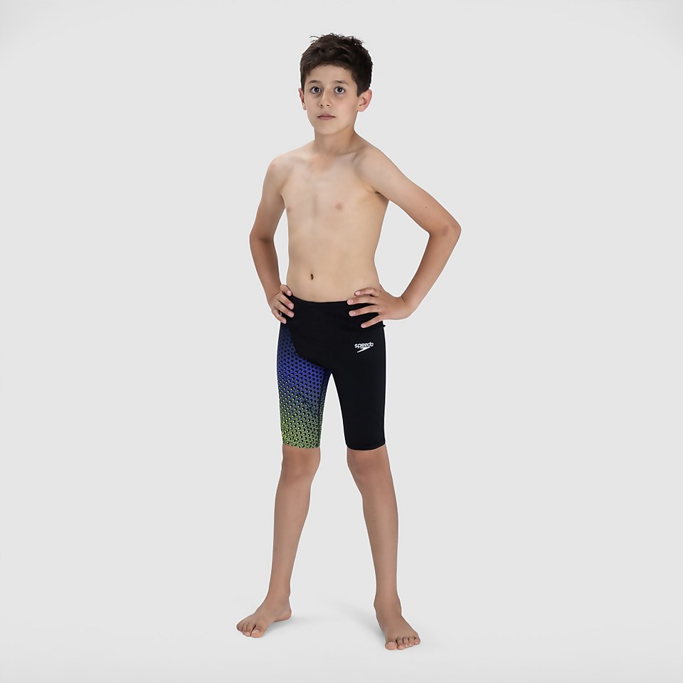 Speedo Boys' Fastskin Junior Endurance+ High Waisted Jammer Black