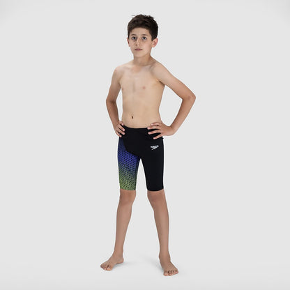 Speedo Boys' Fastskin Junior Endurance+ High Waisted Jammer Black