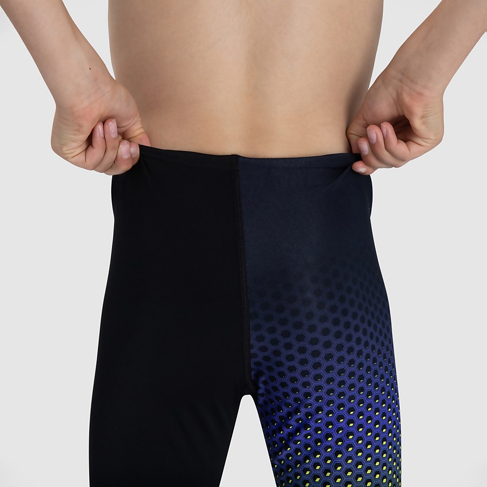 Speedo Boys' Fastskin Junior Endurance+ High Waisted Jammer Black