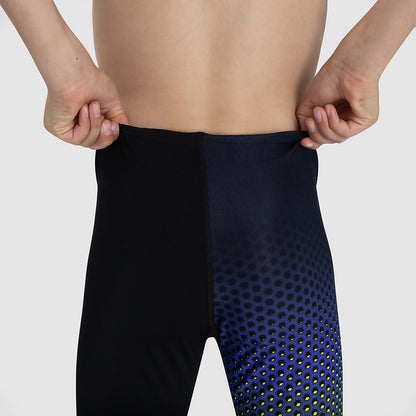 Speedo Boys' Fastskin Junior Endurance+ High Waisted Jammer Black