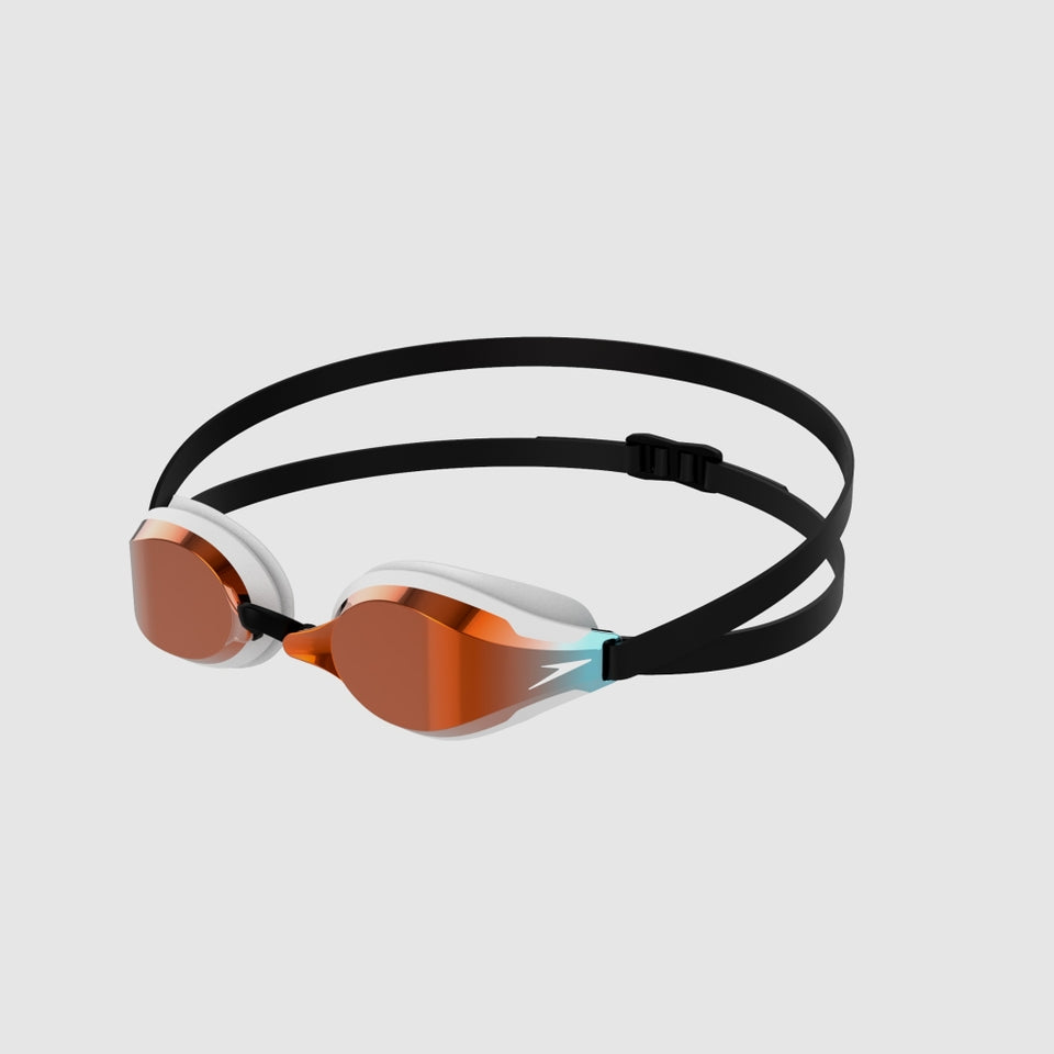 Speedo Unisex Fastskin Speedsocket 2 Mirror Goggles White