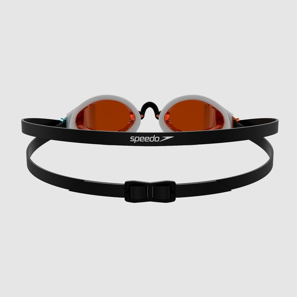 Speedo Unisex Fastskin Speedsocket 2 Mirror Goggles White