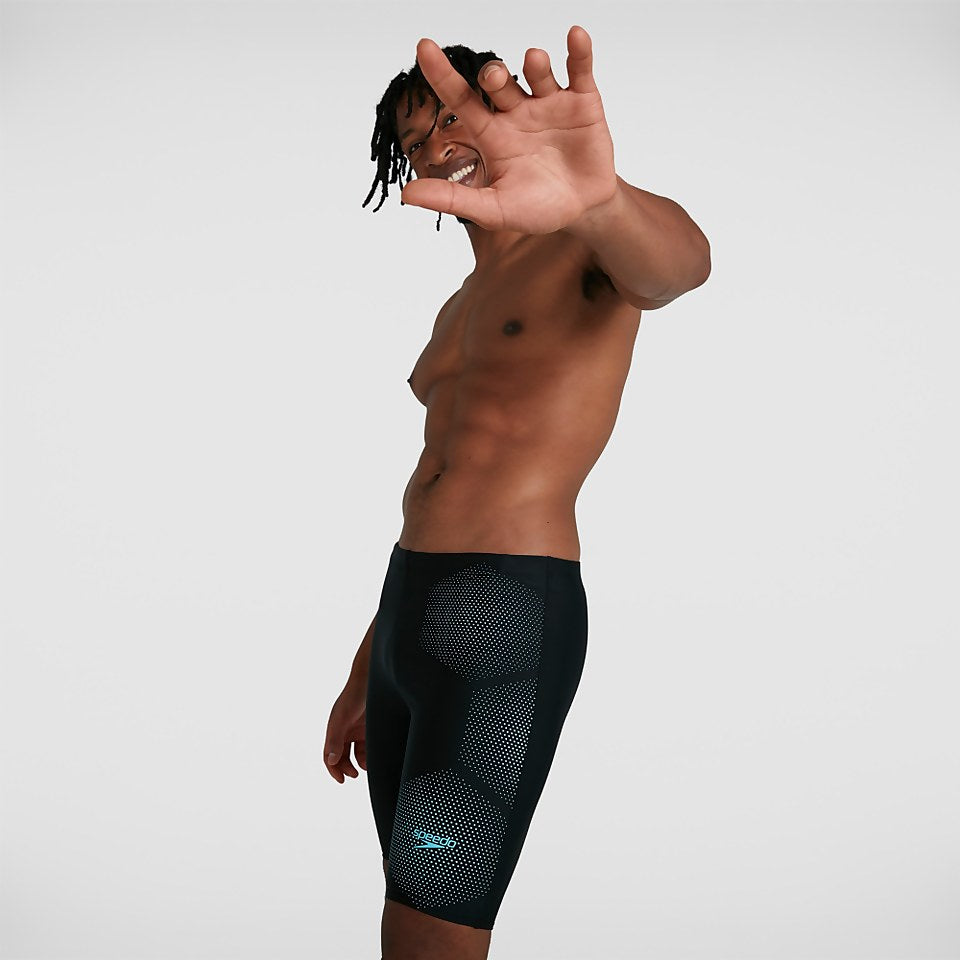 Speedo Tech Placement Jammer Black