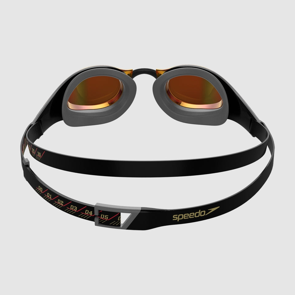 Speedo Adult Fastskin Pure Focus Mirror Goggles Black