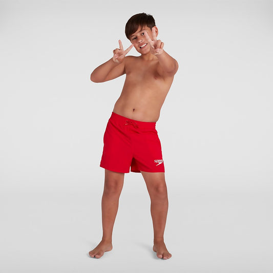Speedo Junior Essential 13" Swim Short Red
