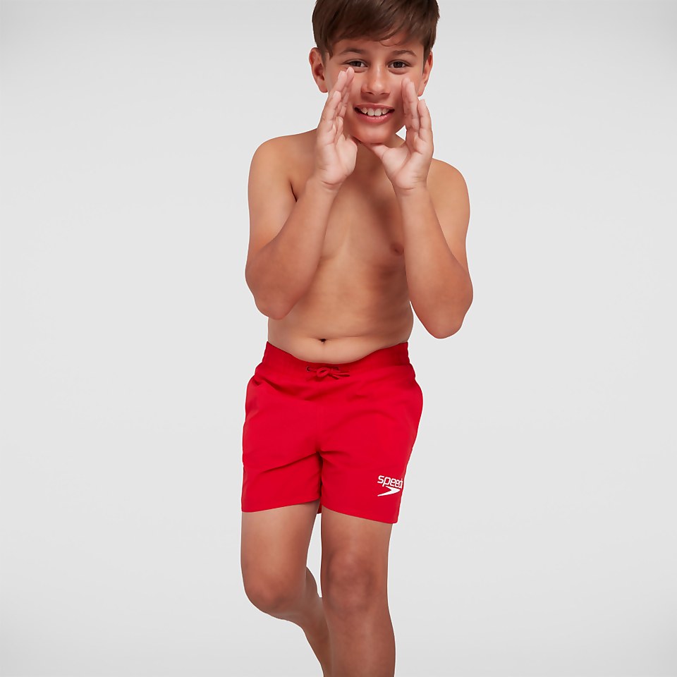 Speedo Junior Essential 13" Swim Short Red