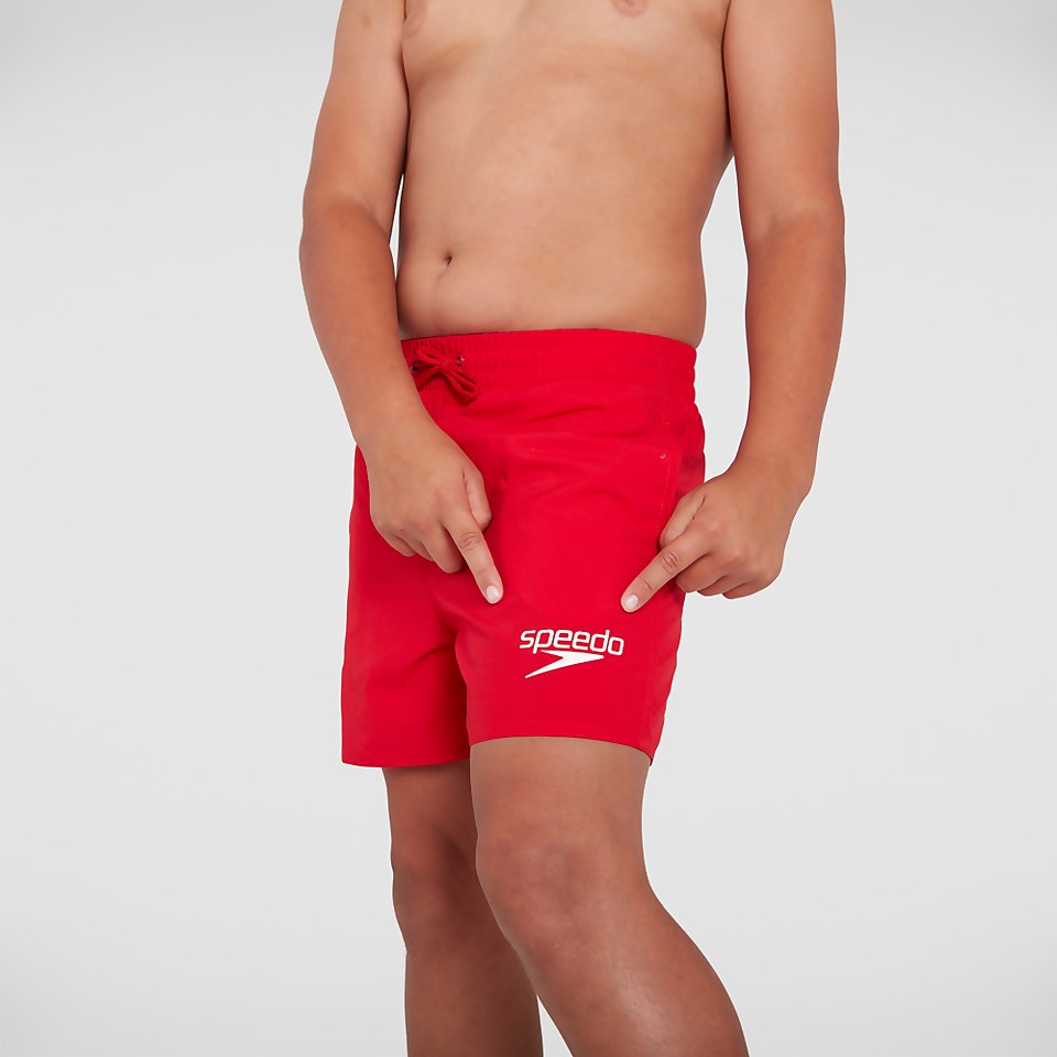 Speedo Junior Essential 13" Swim Short Red