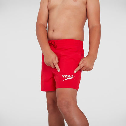 Speedo Junior Essential 13" Swim Short Red