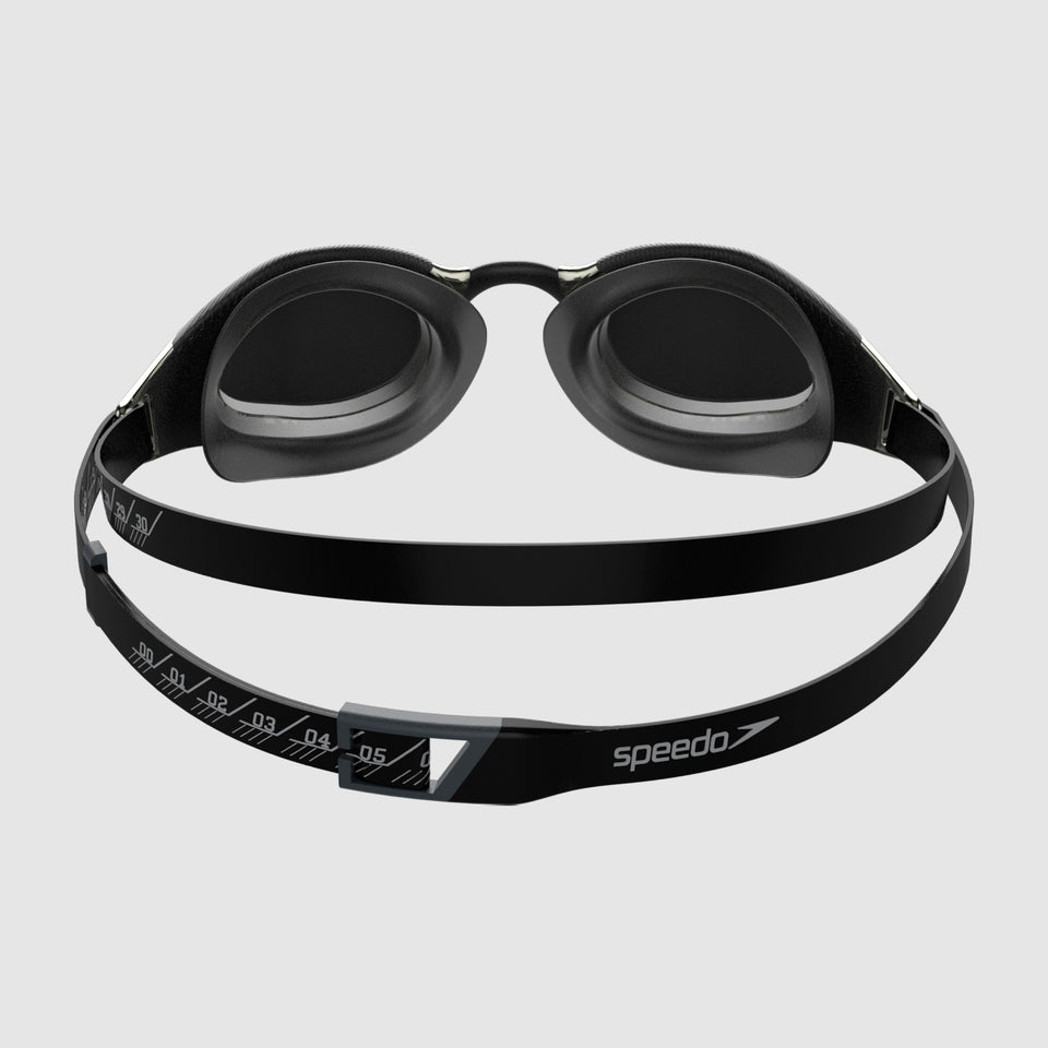 Speedo Adult Fastskin Hyper Elite Mirror Goggles Black