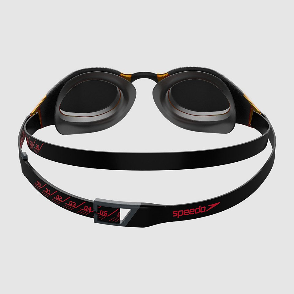 Speedo Adult Fastskin Hyper Elite Mirror Goggles Black
