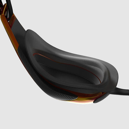 Speedo Adult Fastskin Hyper Elite Mirror Goggles Black