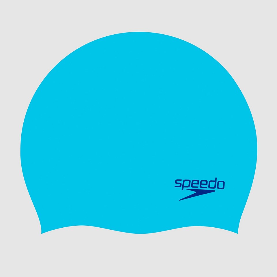Speedo Junior Plain Moulded Silicone Blue
