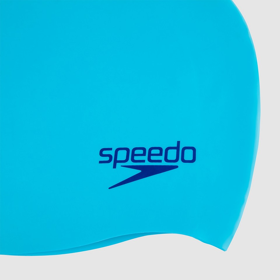 Speedo Junior Plain Moulded Silicone Blue