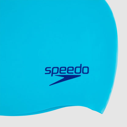 Speedo Junior Plain Moulded Silicone Blue