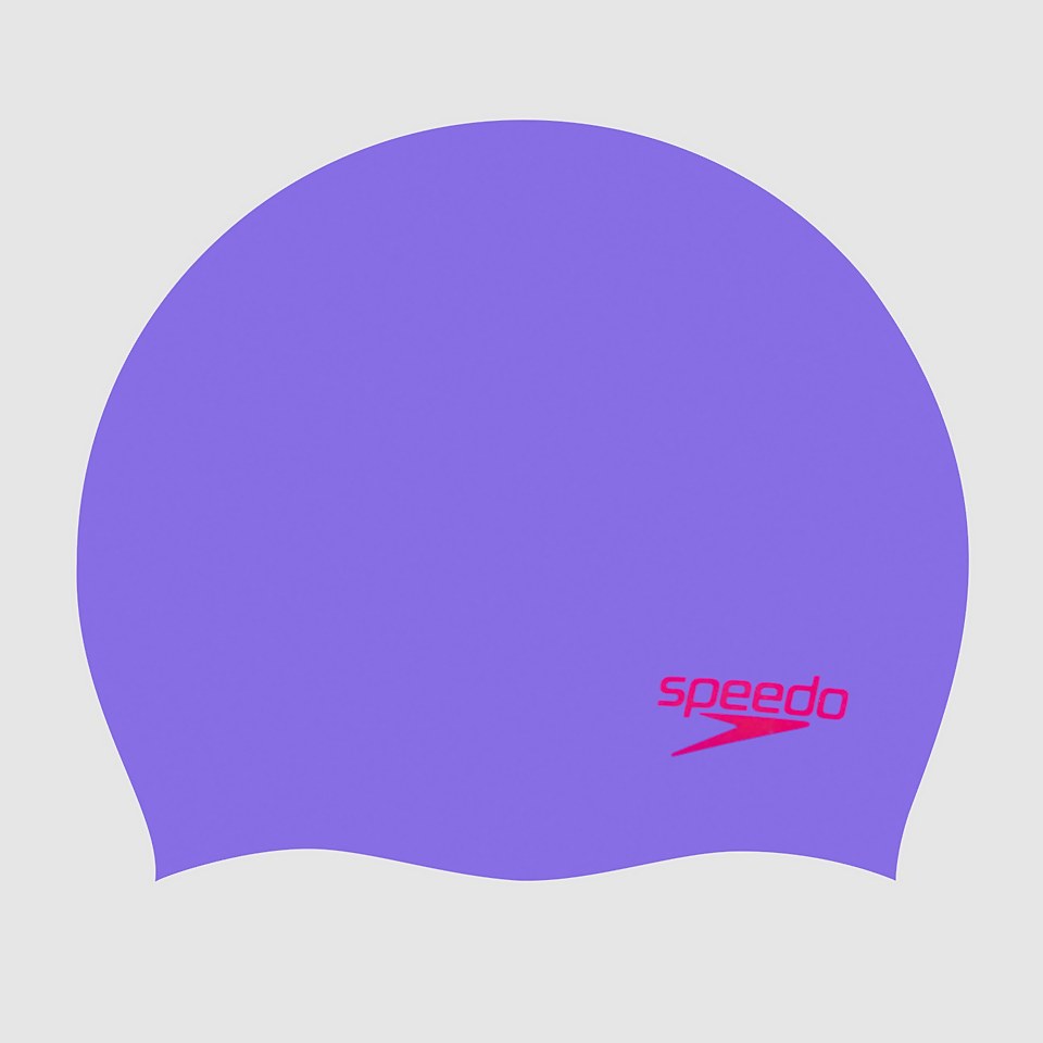 Speedo Plain Moulded Silicone Junior Purple