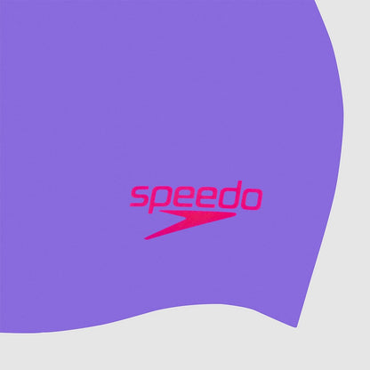 Speedo Plain Moulded Silicone Junior Purple