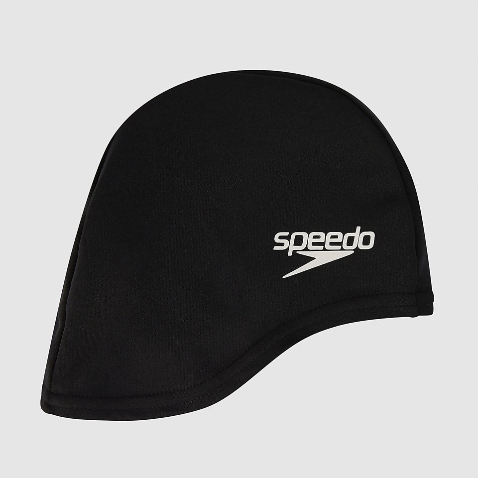 Speedo Junior Polyester Cap Black