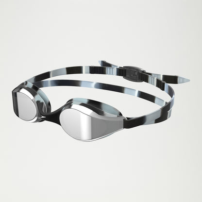 Speedo Junior Hyper Flyer Mirror Goggles Silver