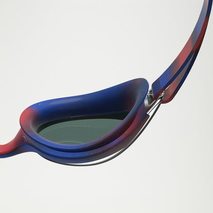 Speedo Junior Hyper Flyer Mirror Goggles Navy/Red/Grey