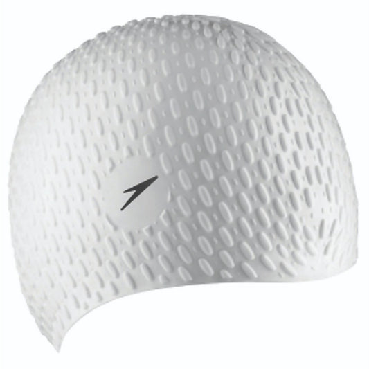 Speedo Adult Bubble Cap White