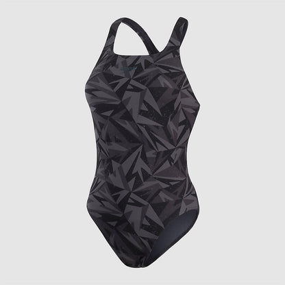Speedo Hyperboom Medalist Swimsuit Black/Grey