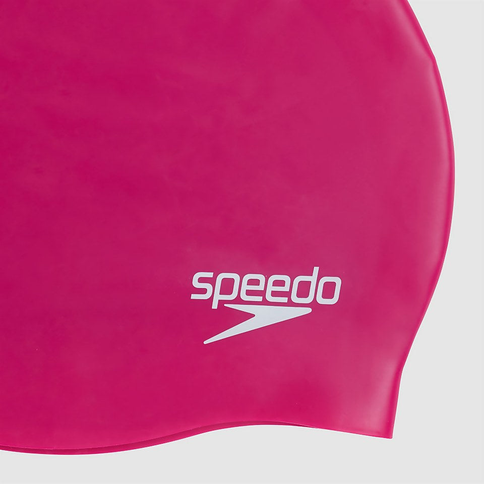 Speedo Adult Moulded Silicone Cap Pink