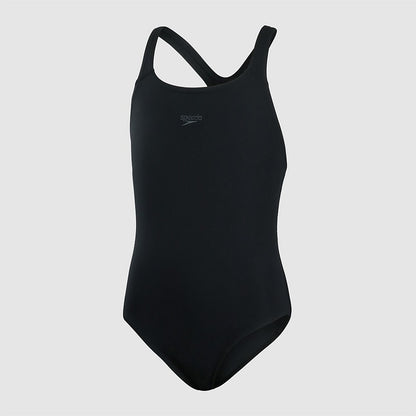 Speedo Girls' Endurance+ Medalist Swimsuit Black
