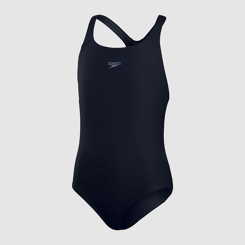 Speedo Girls' Endurance+ Medalist Swimsuit Navy