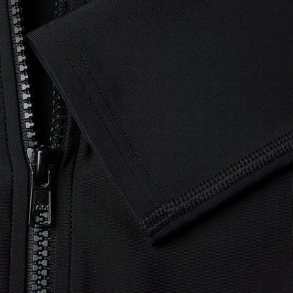 Speedo Long Sleeved Zip Sun Protection Top Black