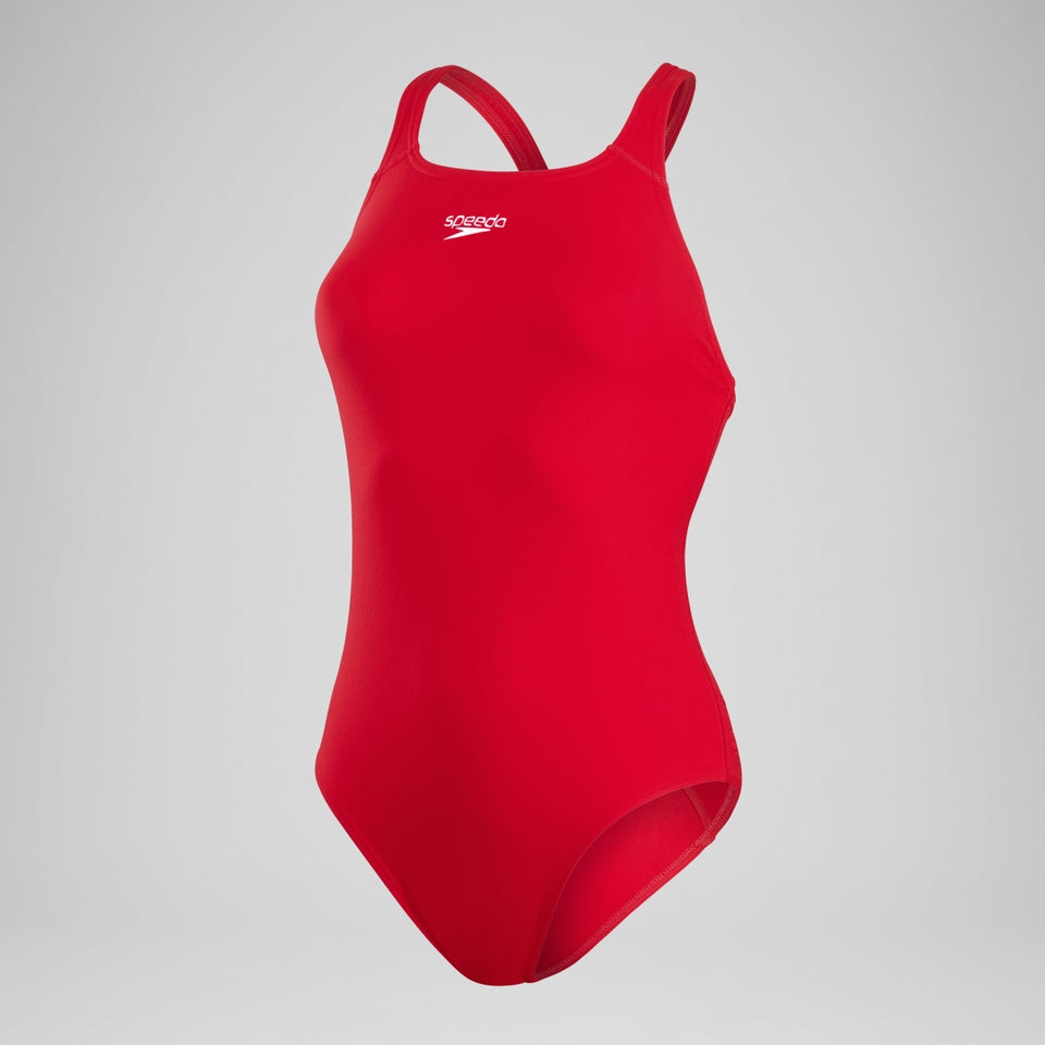 Speedo Womens' Endurance+ Medalist Swimsuit Red