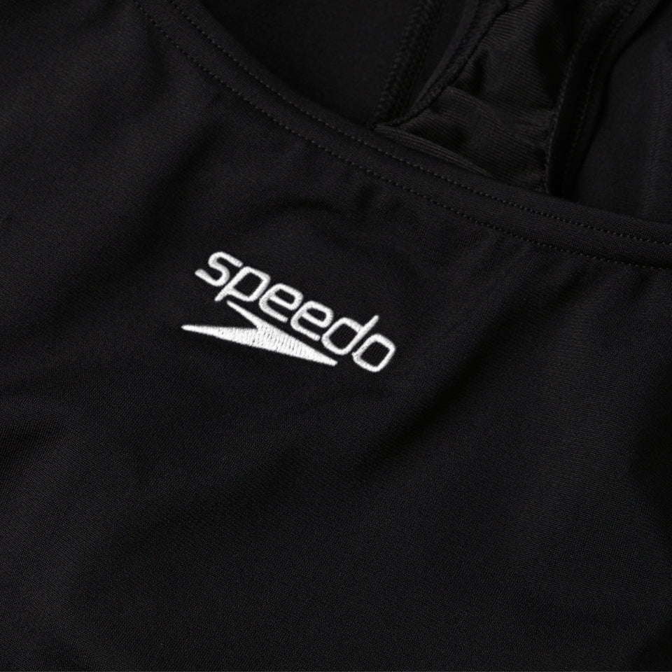 Speedo Endurance+ Essential Kickback Swimsuit Black
