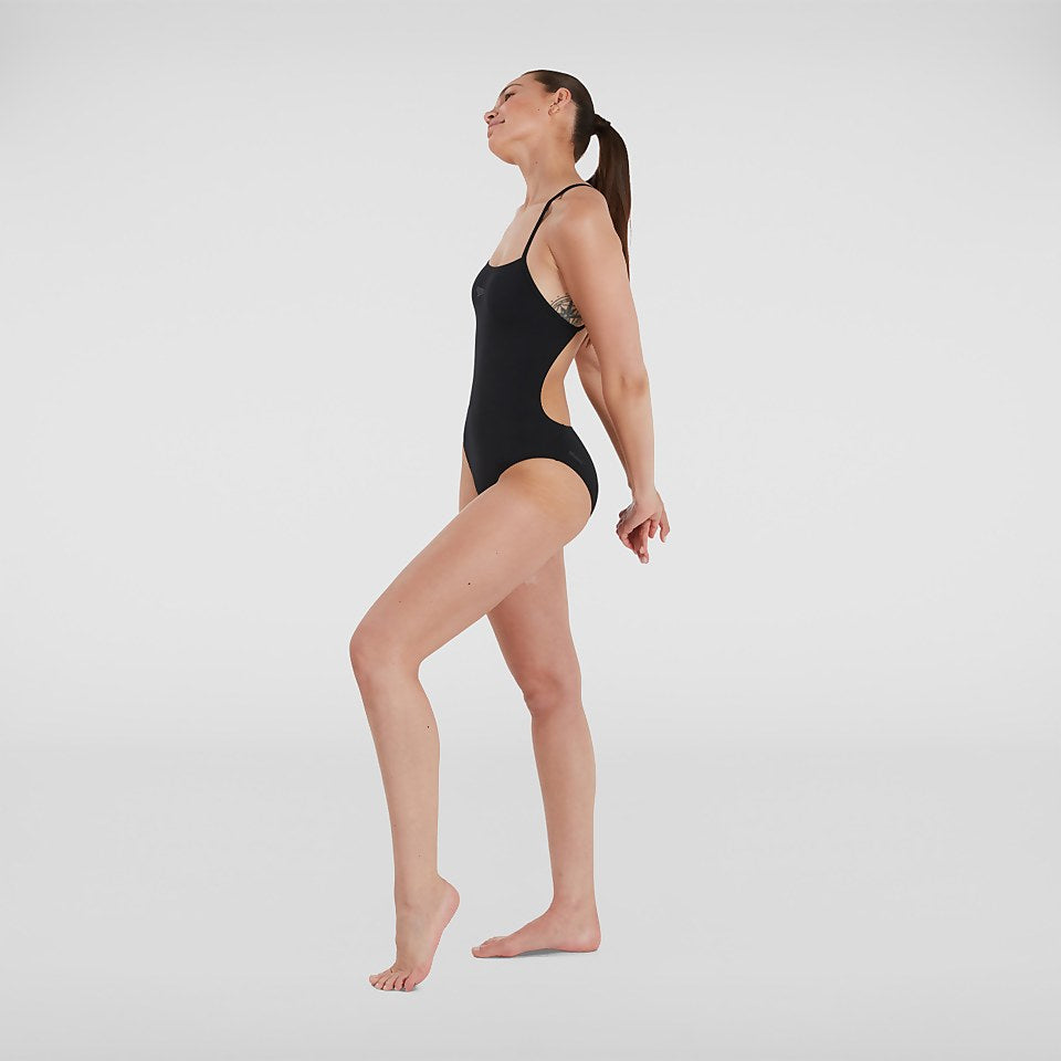 Speedo Endurance+ Thinstrap Swimsuit Black