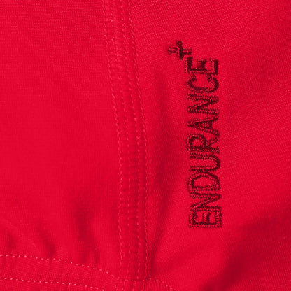 Speedo Girls' Endurance+ Medalist Swimsuit Red