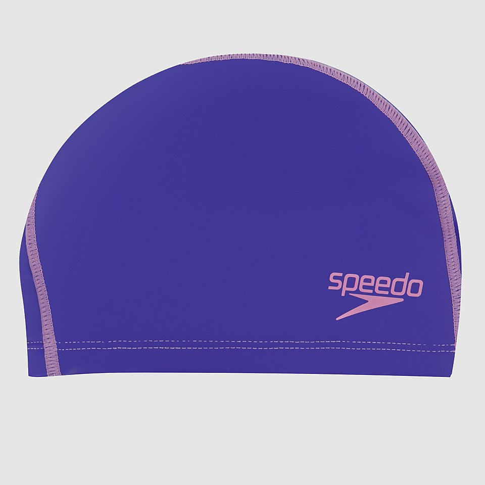 Speedo Junior Long Hair Pace Cap Purple/Pink