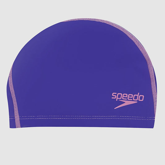 Speedo Junior Long Hair Pace Cap Purple/Pink