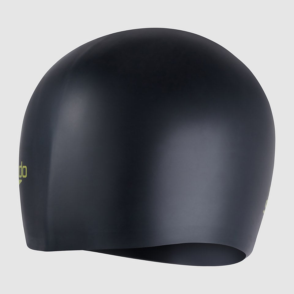 Speedo Junior Long Hair Cap Black/Green