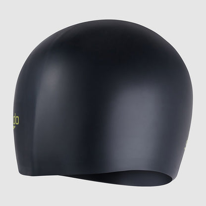 Speedo Junior Long Hair Cap Black/Green